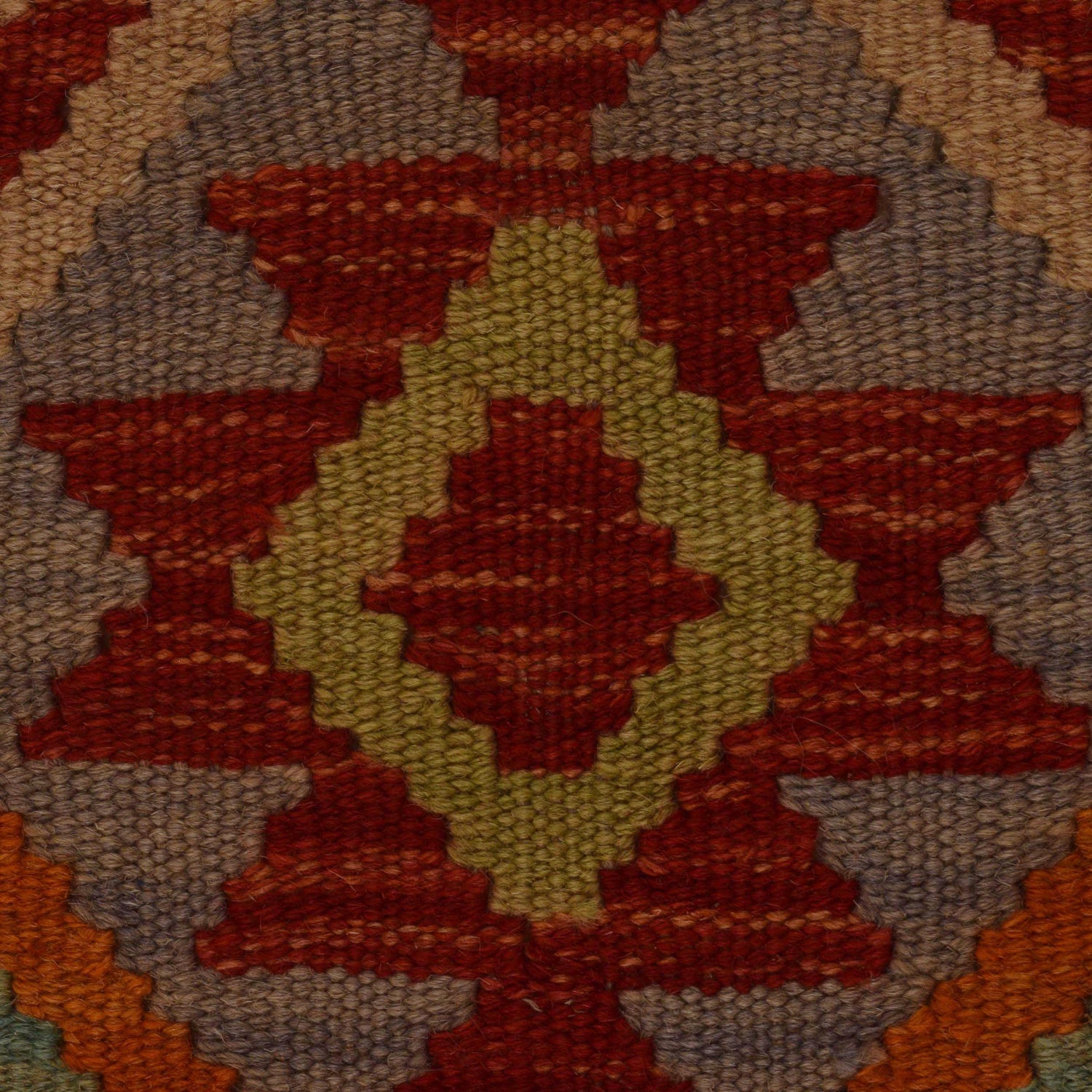 Handmade Multi Kilim Geometric 2x4 ft