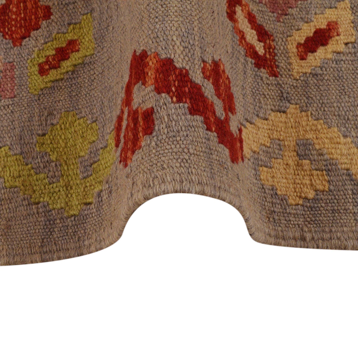 Handmade Multi Kilim Geometric 2x4 ft