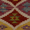 Handmade Multi Kilim Geometric 5x8 ft