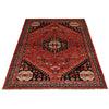 Shirazi Area Rug Handmade Red Medallion 7x10 ft