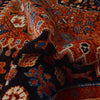 Shirazi Area Rug Handmade Red Medallion 7x10 ft