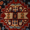 Shirazi Area Rug Handmade Red Medallion 7x10 ft