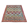 Handmade Multi Kilim Geometric 4x7 ft