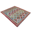 Handmade Multi Kilim Geometric 4x7 ft