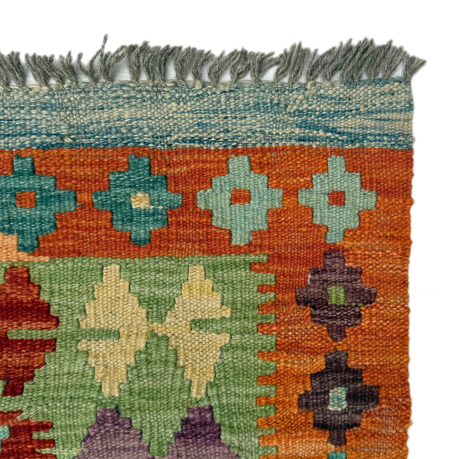 Handmade Multi Kilim Geometric 7x10 ft