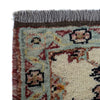 Oushak Area Rug Handmade Beige Floral 4x6 ft