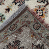 Oushak Area Rug Handmade Beige Floral 4x6 ft