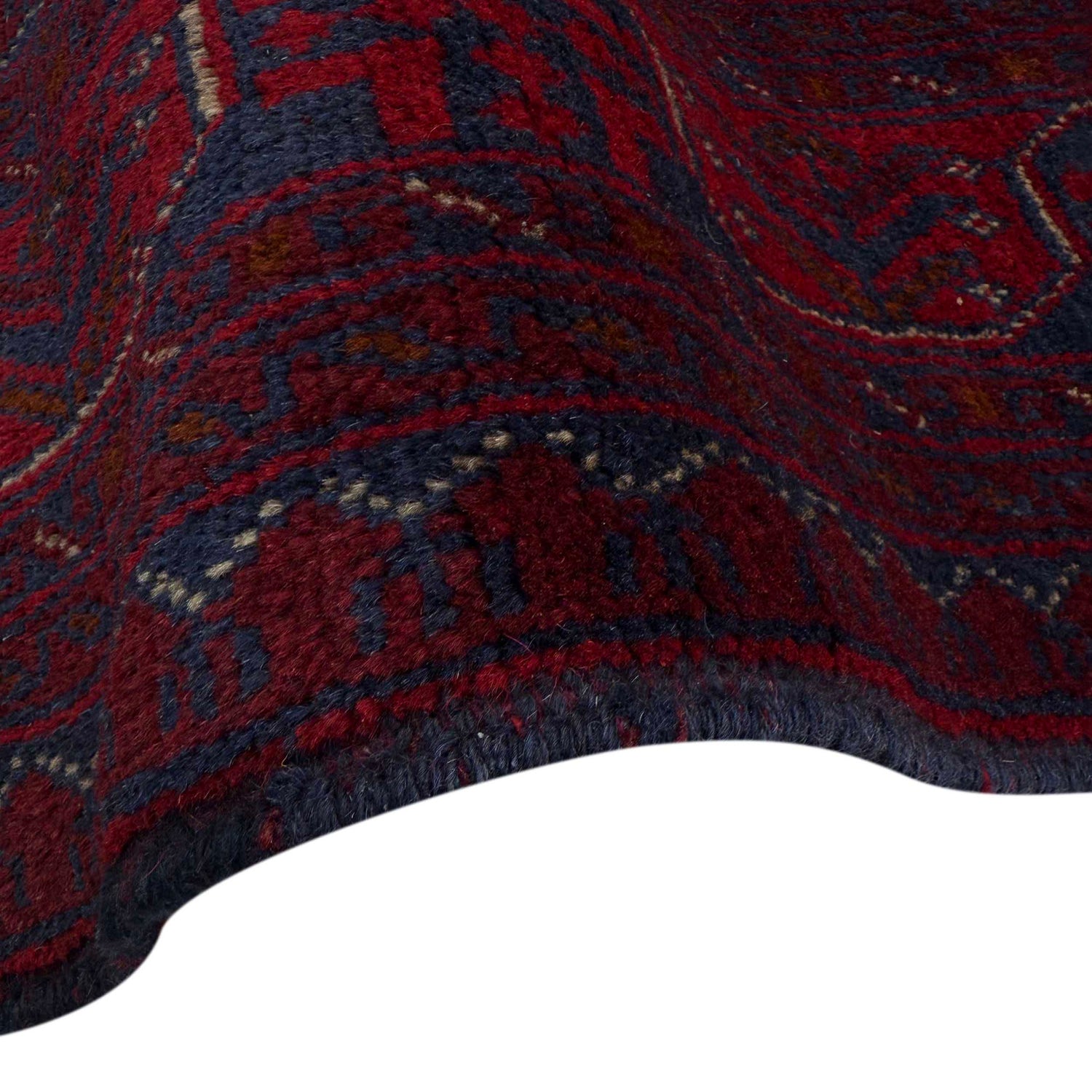Khal Mohammadi Rug Handmade Red 4x7 ft