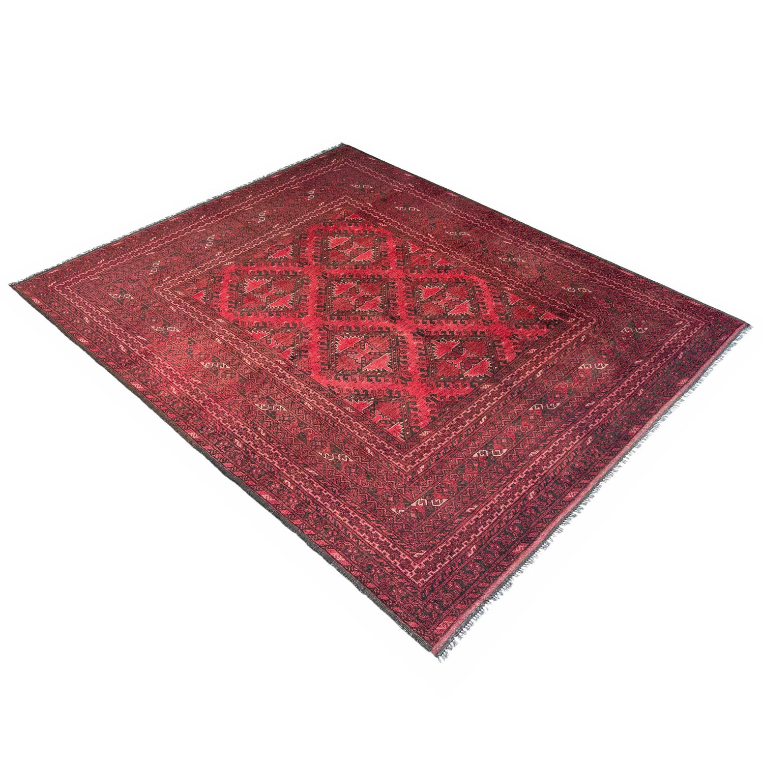Khal Mohammadi Rug Handmade Red 7x10 ft