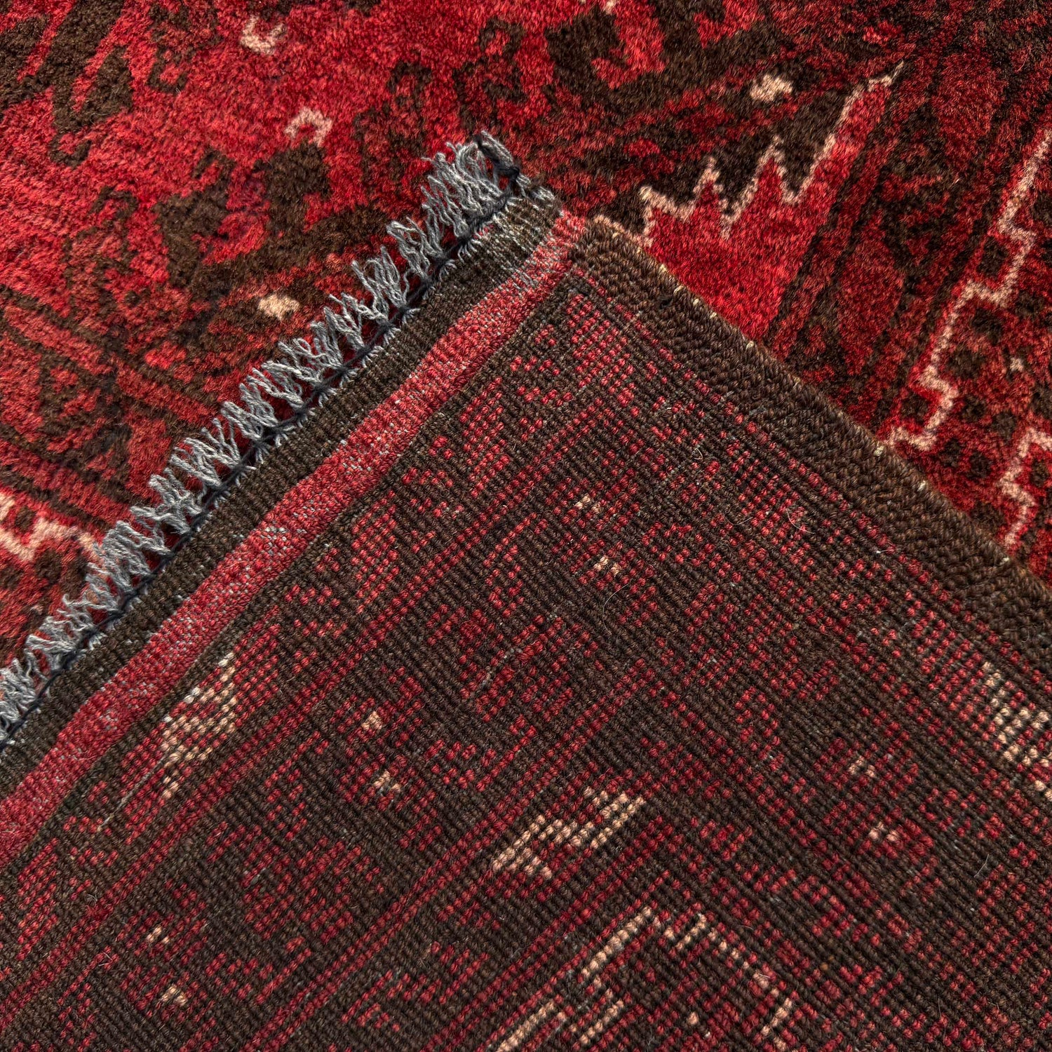 Khal Mohammadi Rug Handmade Red 7x10 ft