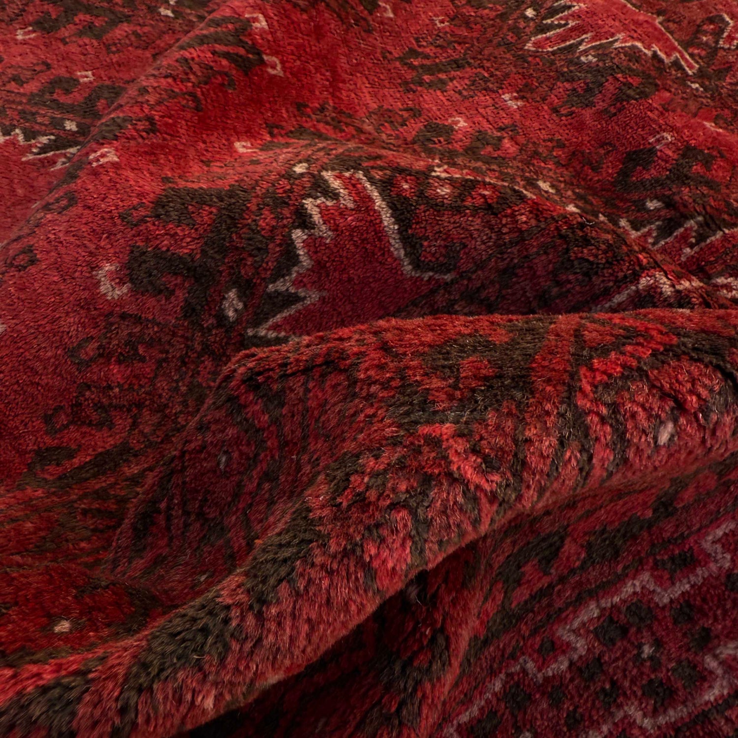 Khal Mohammadi Rug Handmade Red 7x10 ft