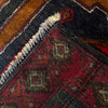 Baluchi Rug Handmade Multi Geometric 5x8 ft