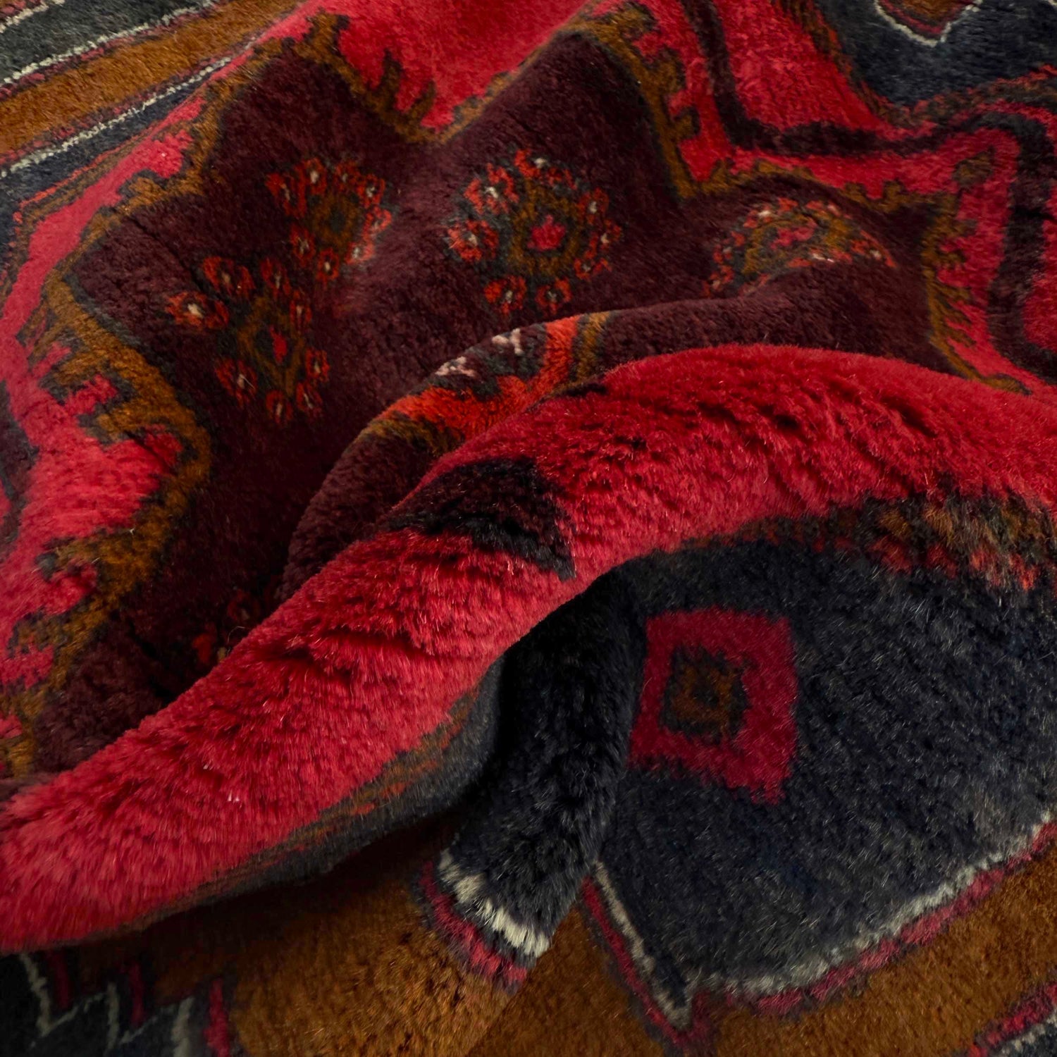Baluchi Rug Handmade Multi Geometric 5x8 ft