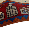 War Area Rug Handmade Beige Tank + Helicopter +Riffle 4x6 ft