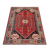Shirazi Area Rug Handmade Red Medallion 7x10 ft