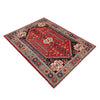 Shirazi Area Rug Handmade Red Medallion 7x10 ft