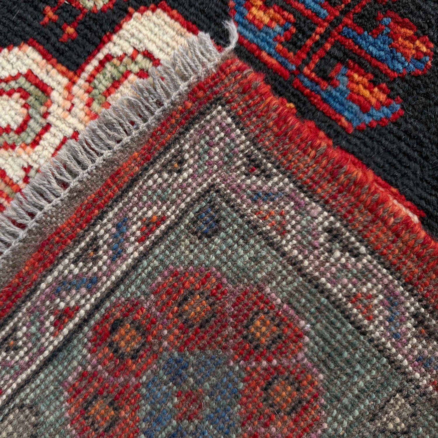 Shirazi Area Rug Handmade Red Medallion 7x10 ft