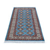 Jaldar Area Rug Handmade Blue Floral 3x5 ft