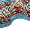 Jaldar Area Rug Handmade Blue Floral 3x5 ft