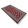 Jaldar Area Rug Handmade Red Floral 3x5 ft