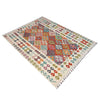 Handmade Multi Kilim Geometric 4x7 ft