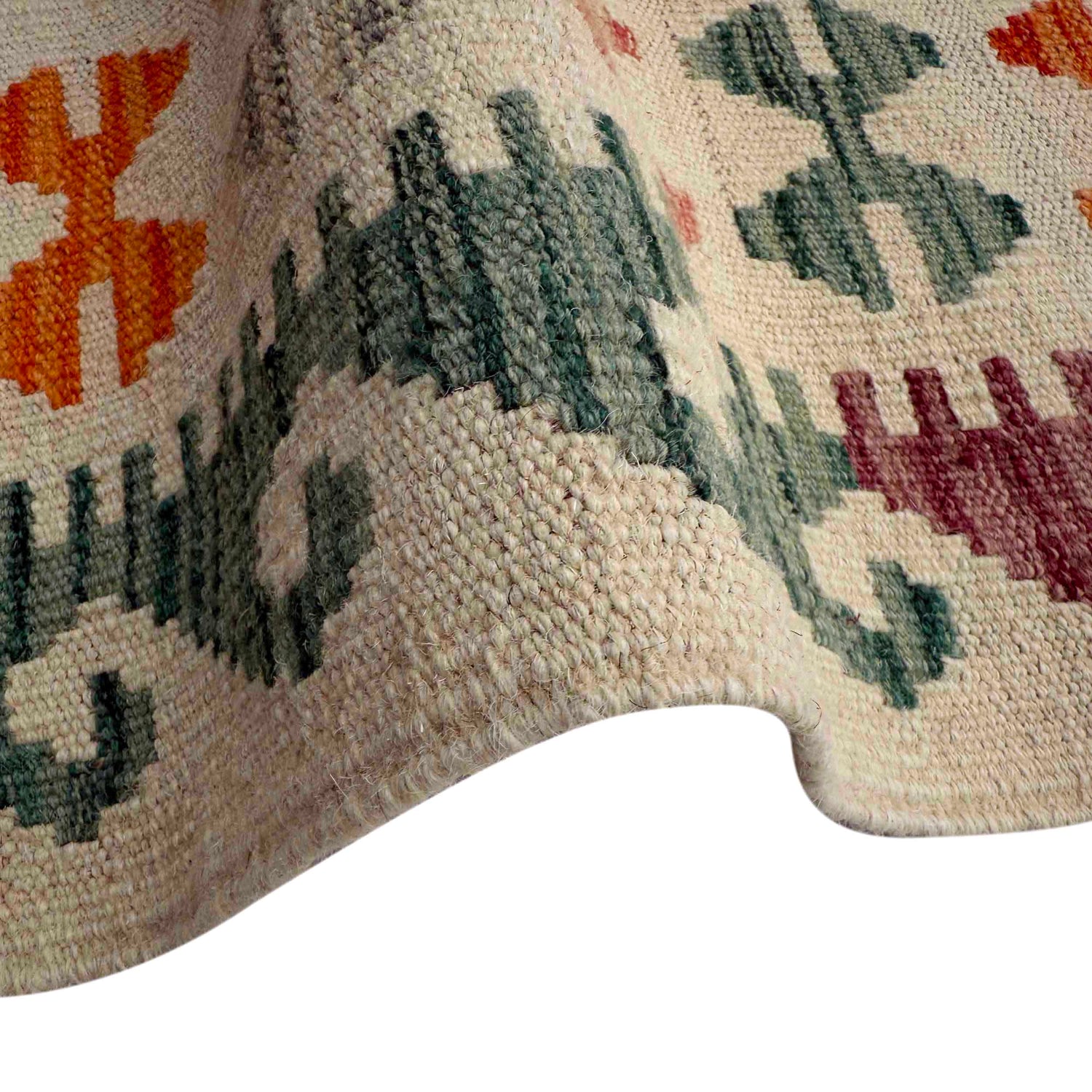 Handmade Multi Kilim Geometric 4x7 ft