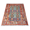 Handmade Multi Kilim Geometric 4x7 ft