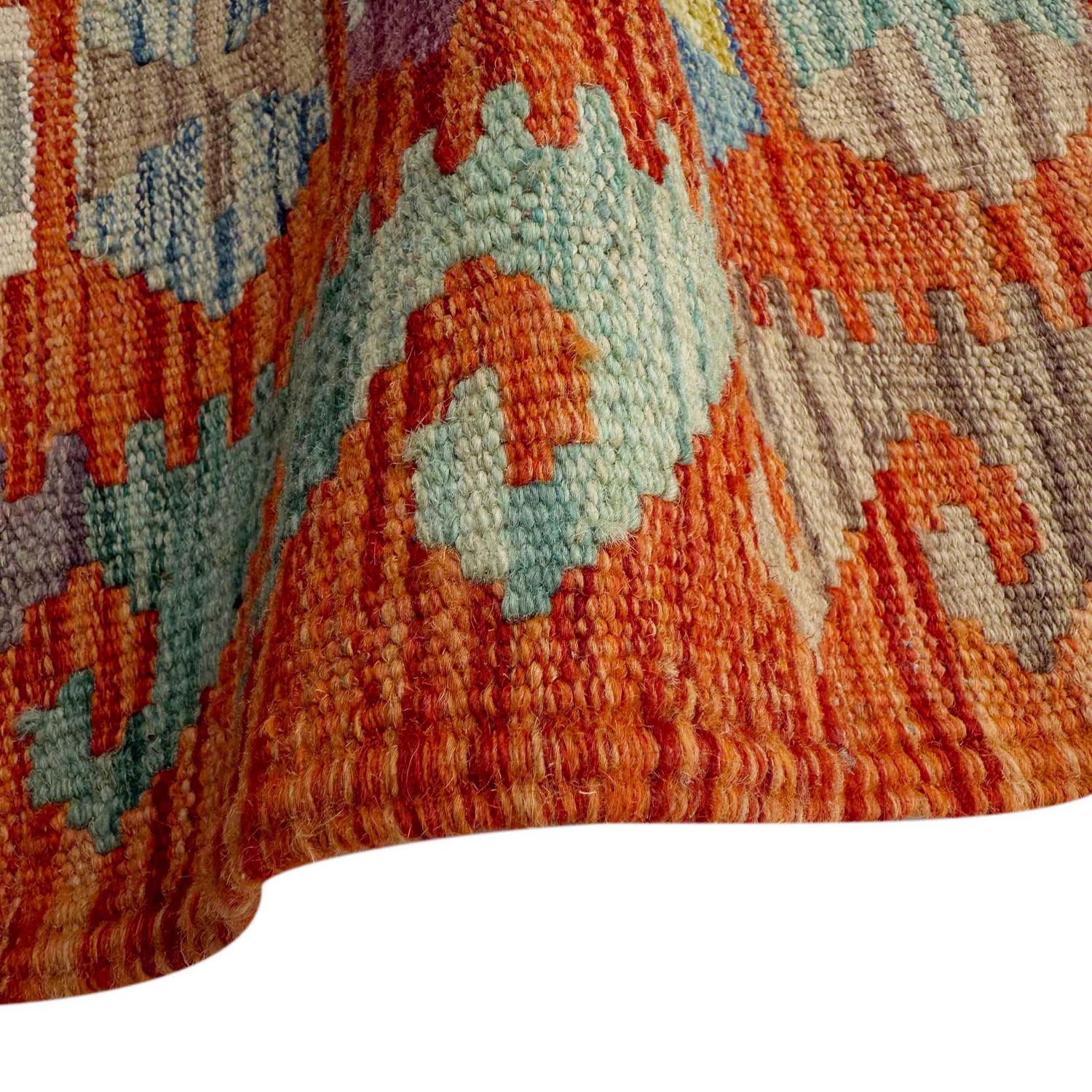 Handmade Multi Kilim Geometric 4x7 ft