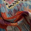 Handmade Multi Kilim Geometric 4x7 ft