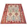 Handmade Multi Kilim Geometric 4x7 ft