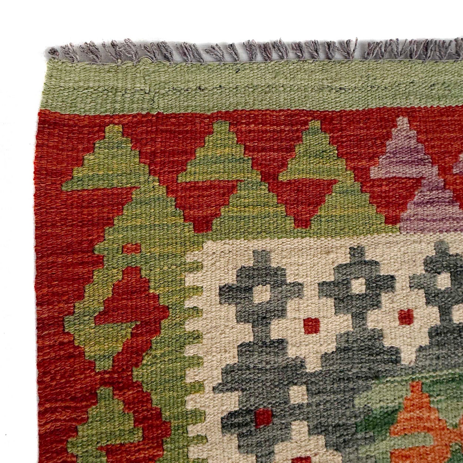 Handmade Multi Kilim Geometric 7x10 ft
