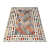 Handmade Multi Kilim Geometric 4x7 ft