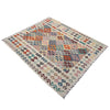 Handmade Multi Kilim Geometric 4x7 ft