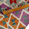 Handmade Multi Kilim Geometric 2x4 ft