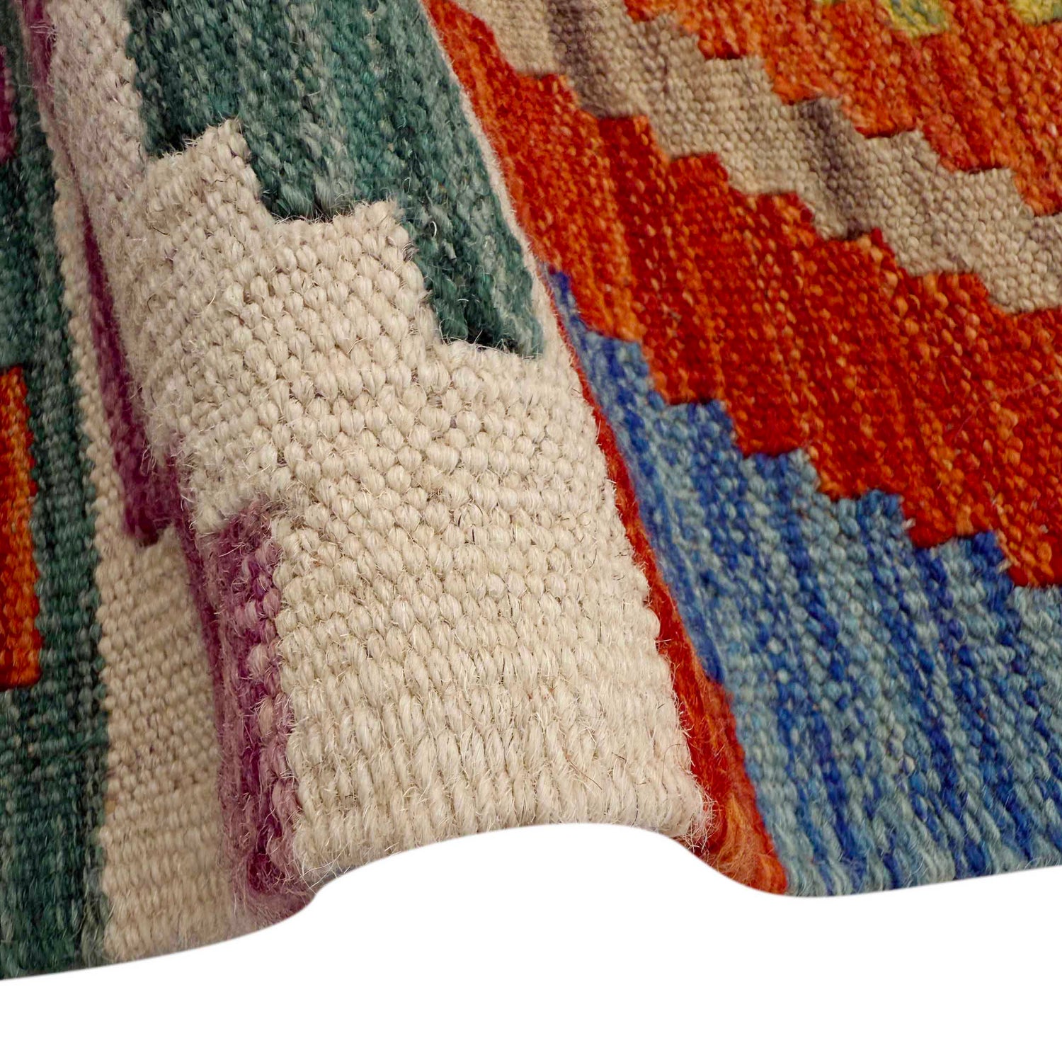 Handmade Multi Kilim Geometric 7x10 ft