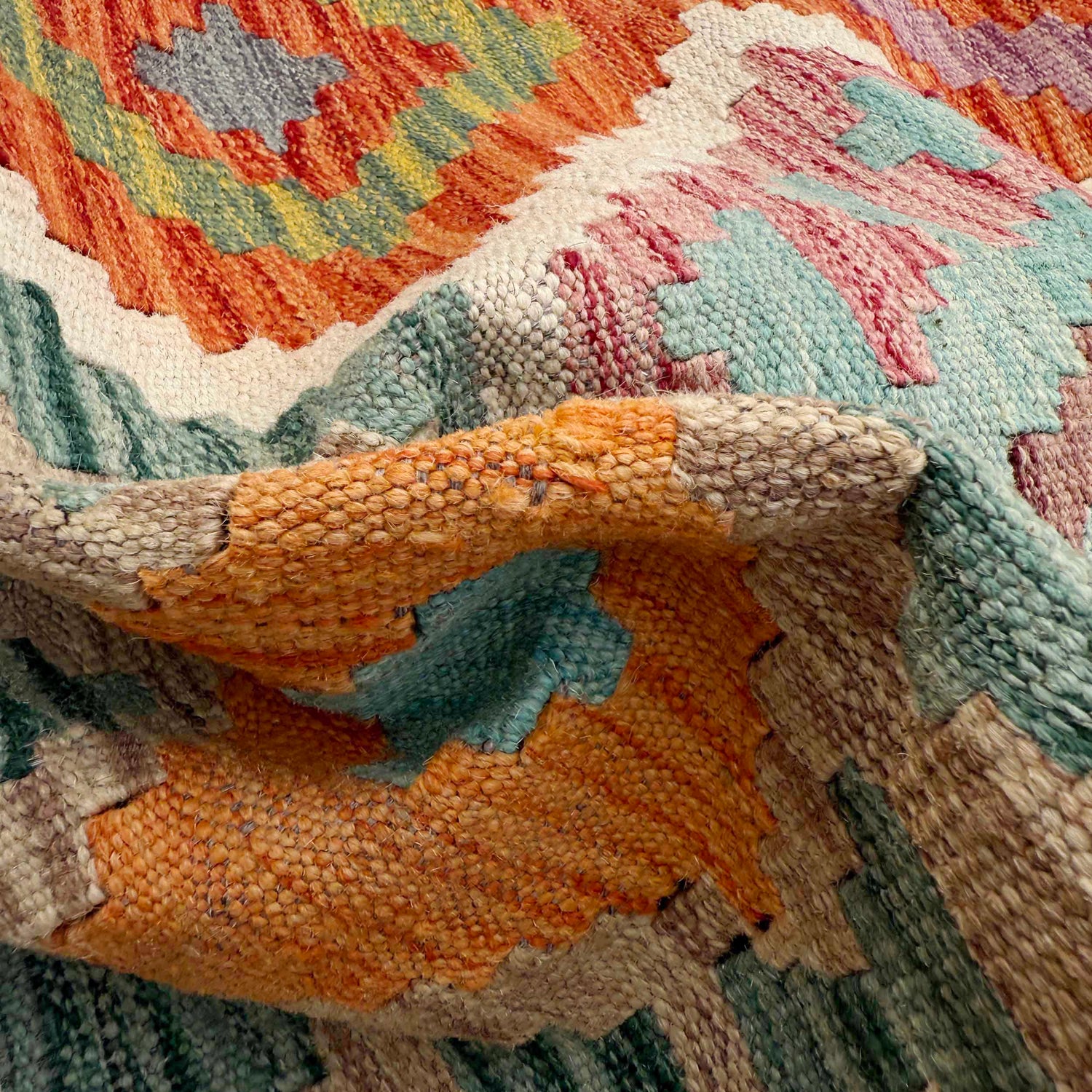 Handmade Multi Kilim Geometric 8x10 ft