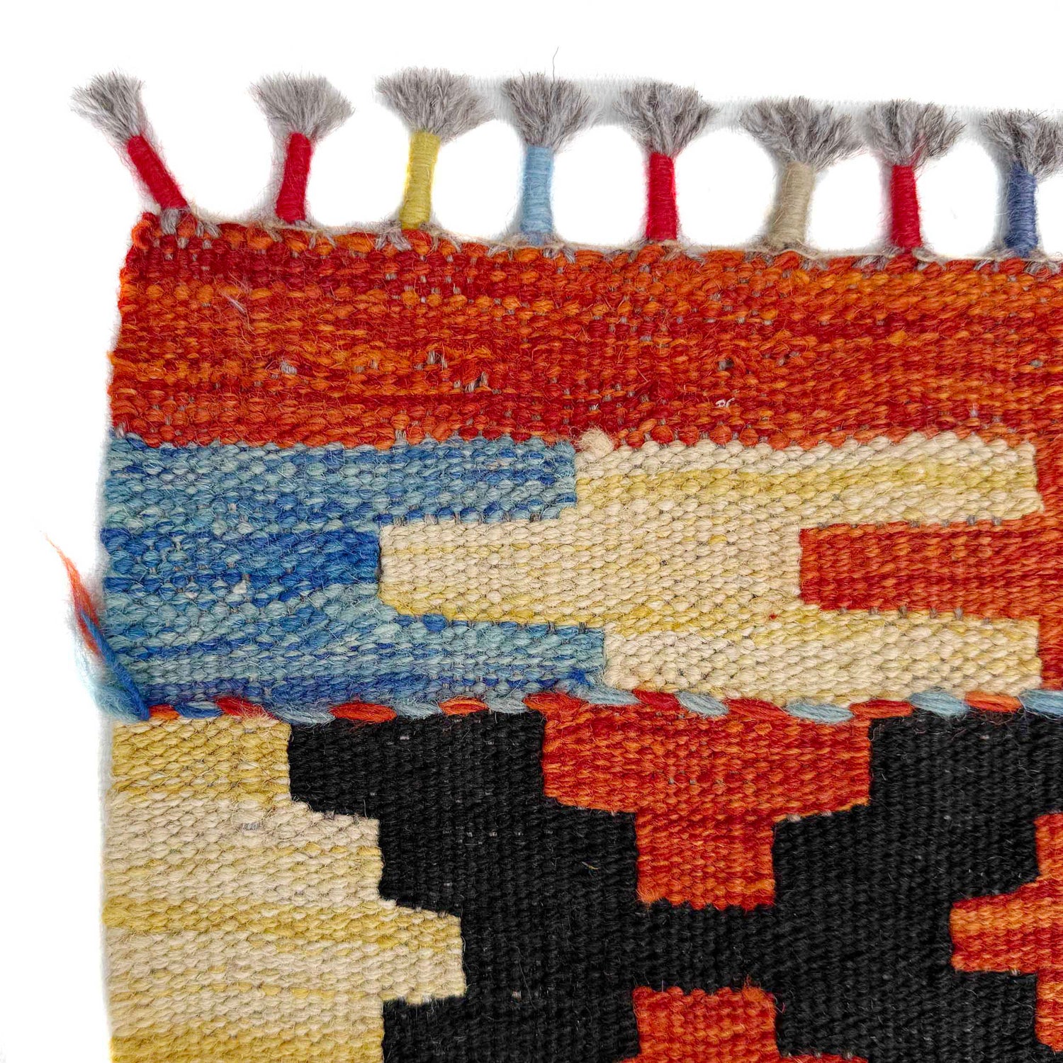 Handmade Multi Kilim Geometric 7x10 ft