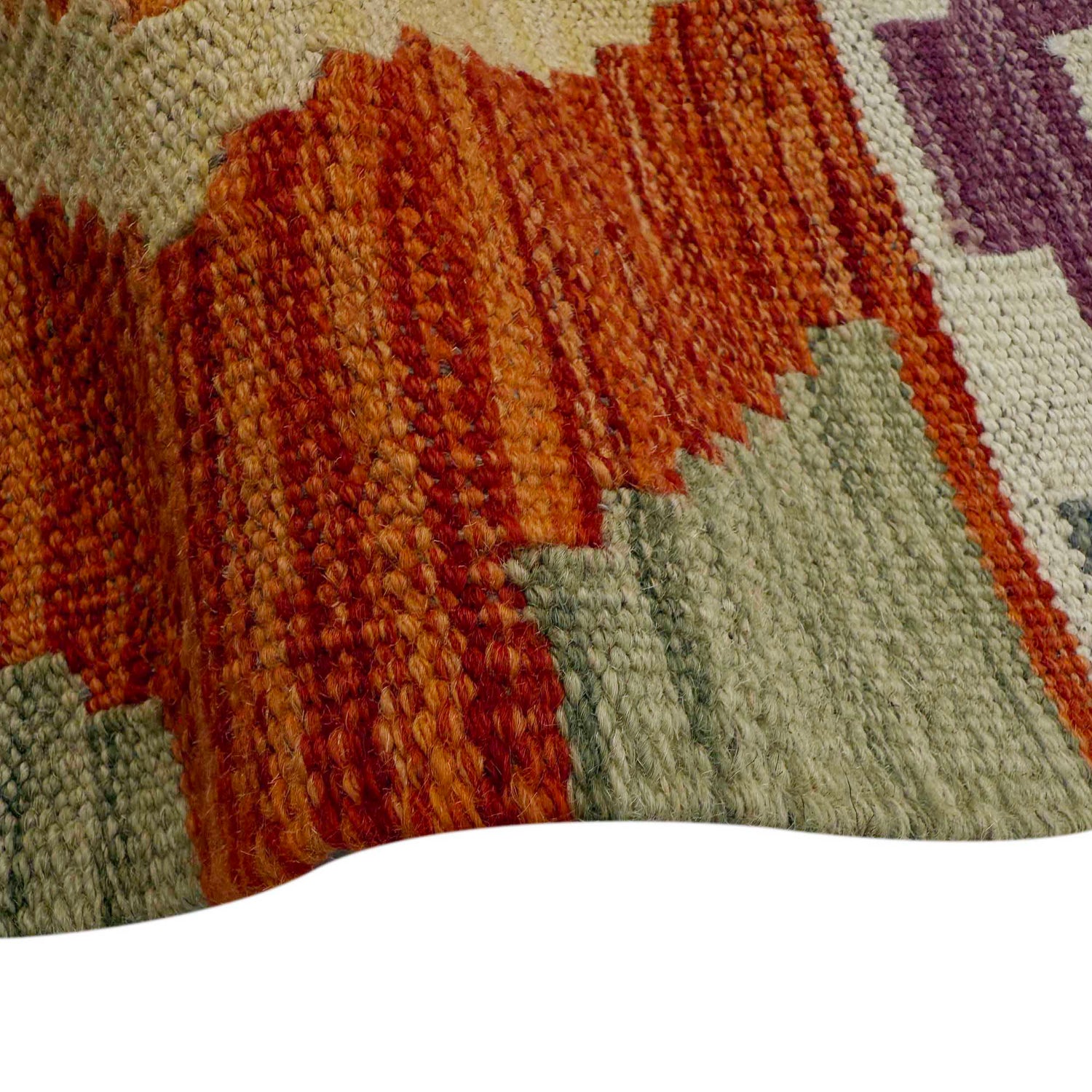 Handmade Multi Kilim Geometric 7x10 ft