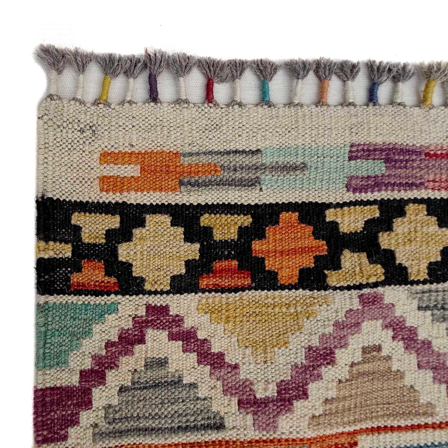 Handmade Multi Kilim Geometric 8x10 ft