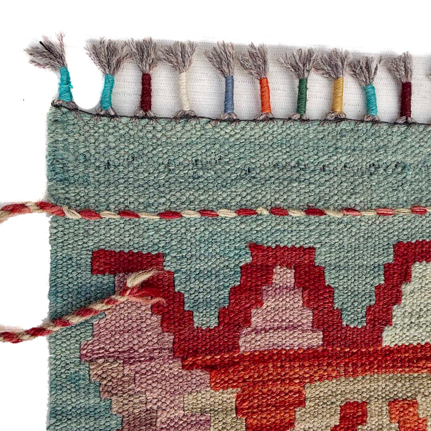 Handmade Multi Kilim Geometric 8x10 ft