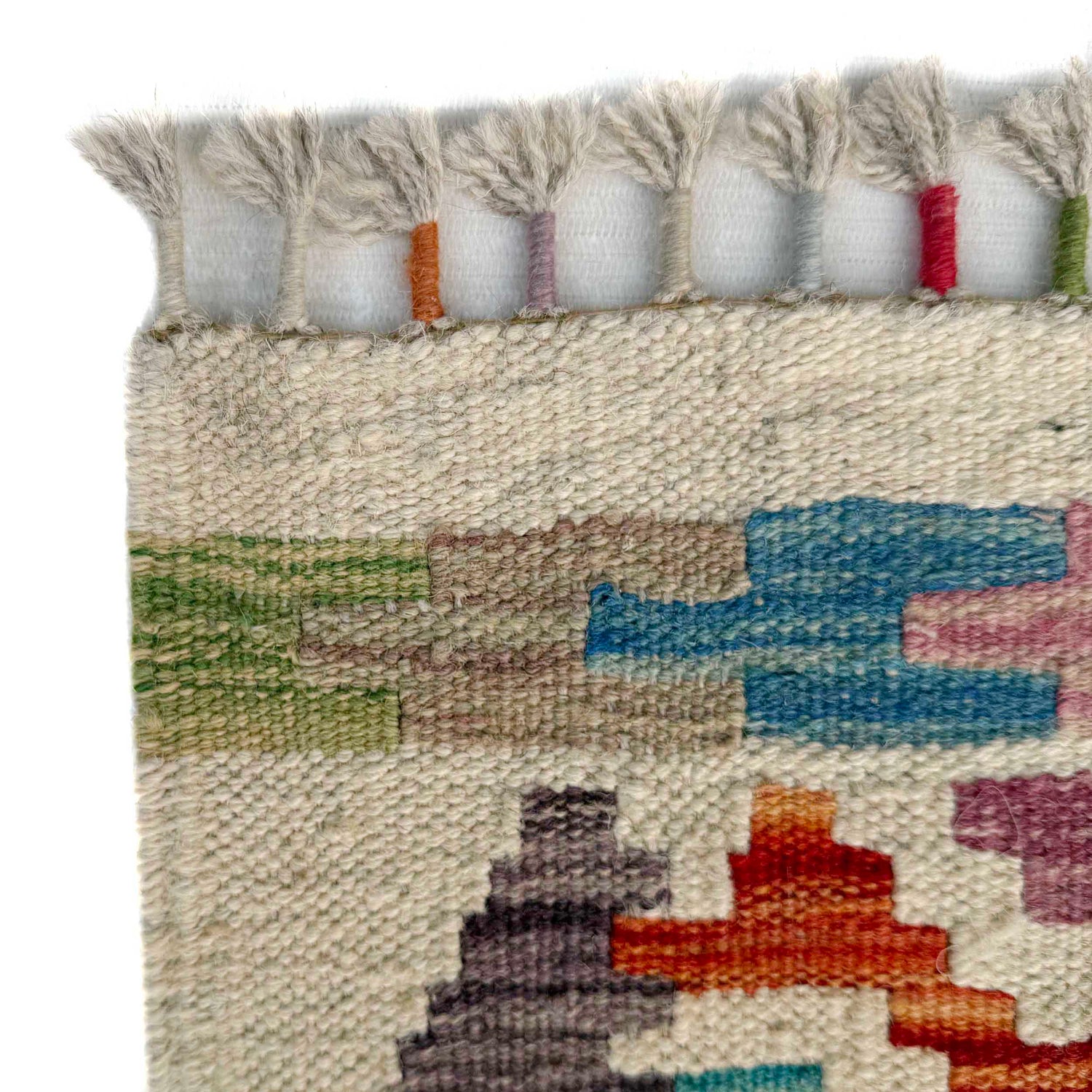 Handmade Multi Kilim Geometric 8x10 ft
