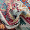 Handmade Multi Kilim Geometric 8x10 ft