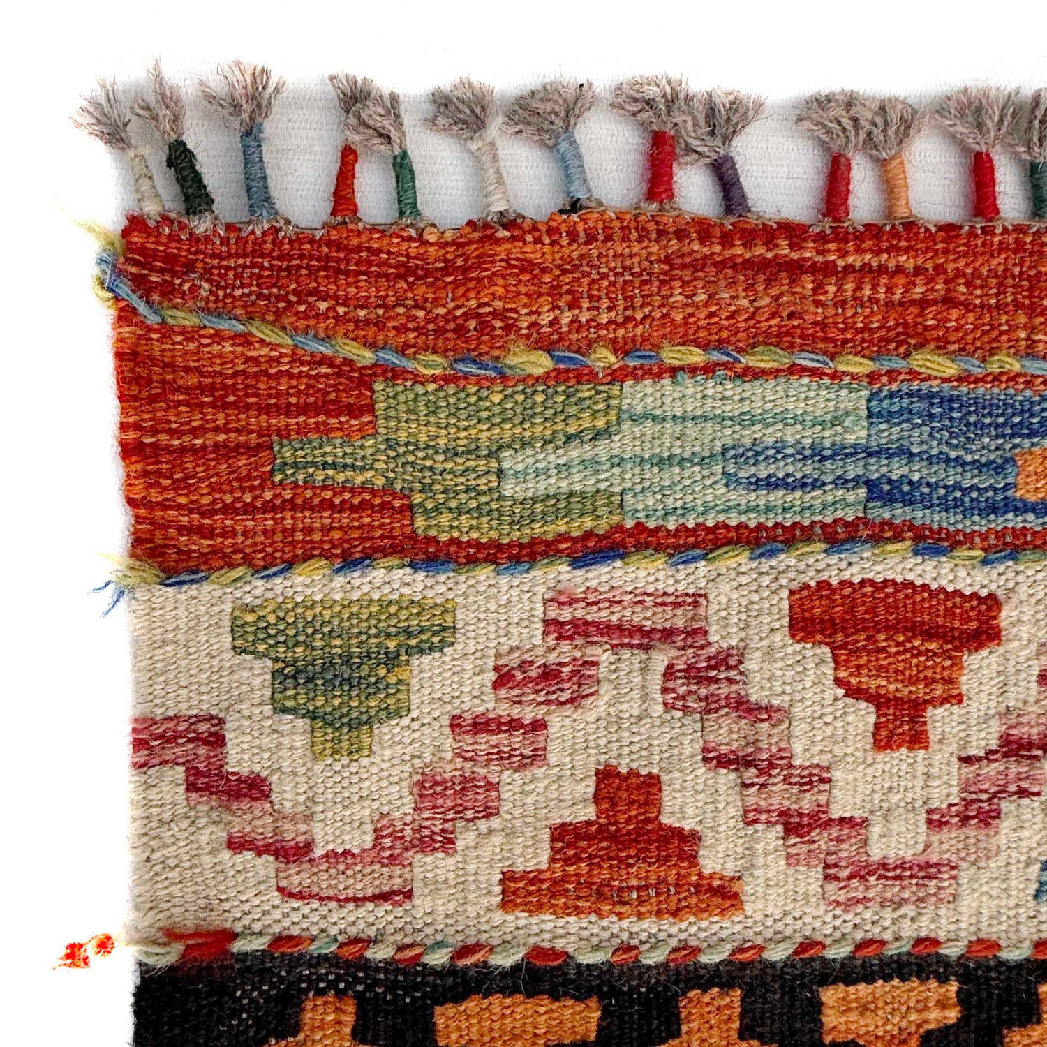 Handmade Multi Kilim Geometric 8x10 ft