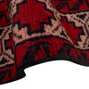 Baluchi Rug Handmade Red Floral 4x6 ft