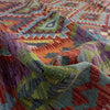 Handmade Multi Kilim Geometric 7x10 ft