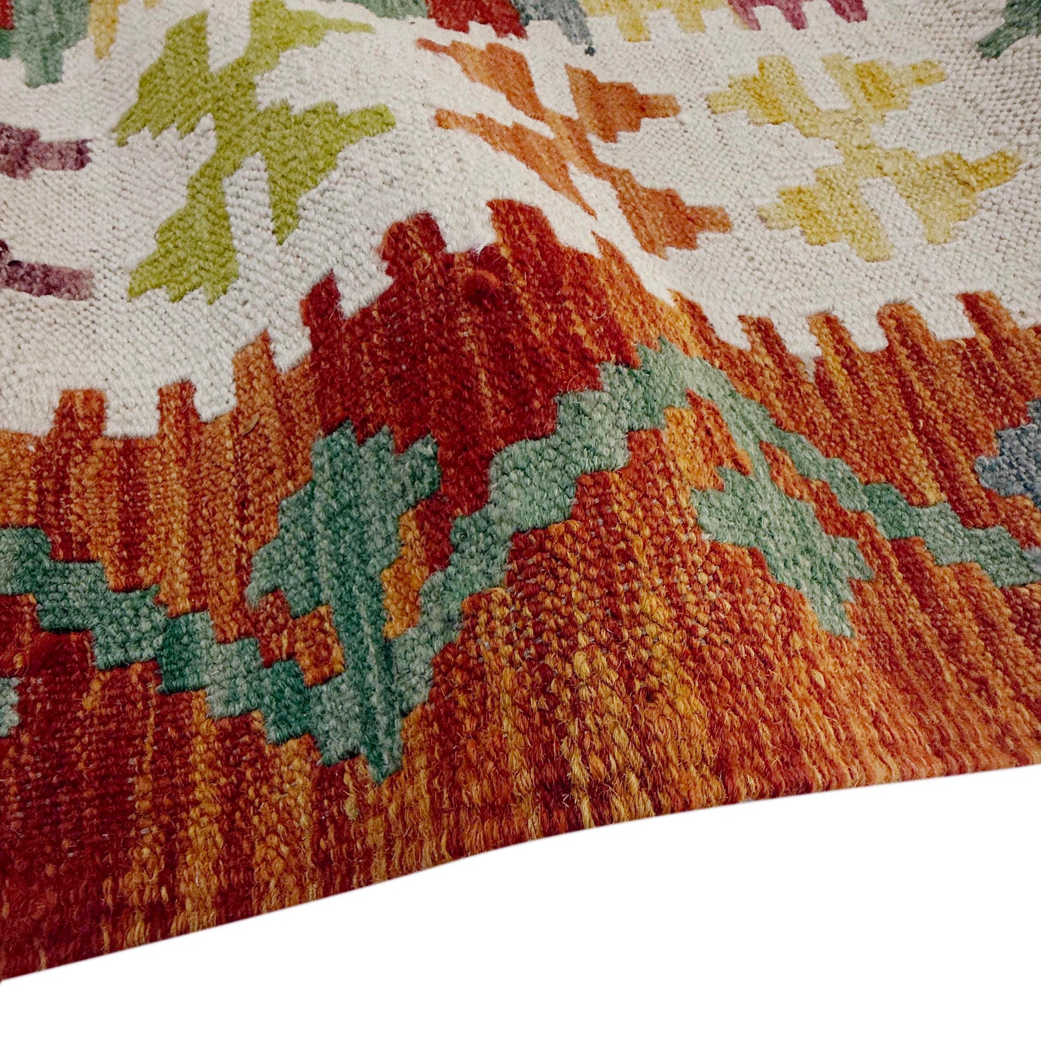 Handmade Multi Kilim Geometric 7x10 ft