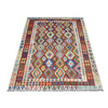 Handmade Multi Kilim Geometric 7x10 ft
