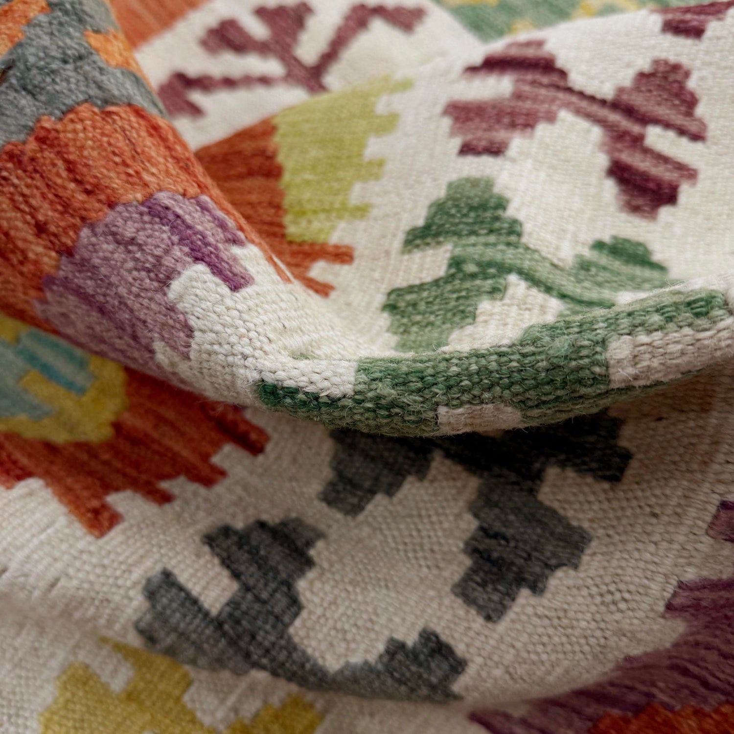 Handmade Multi Kilim Geometric 7x10 ft