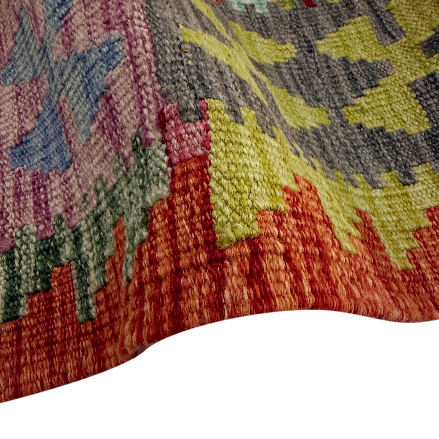 Handmade Multi Kilim Geometric 7x10 ft