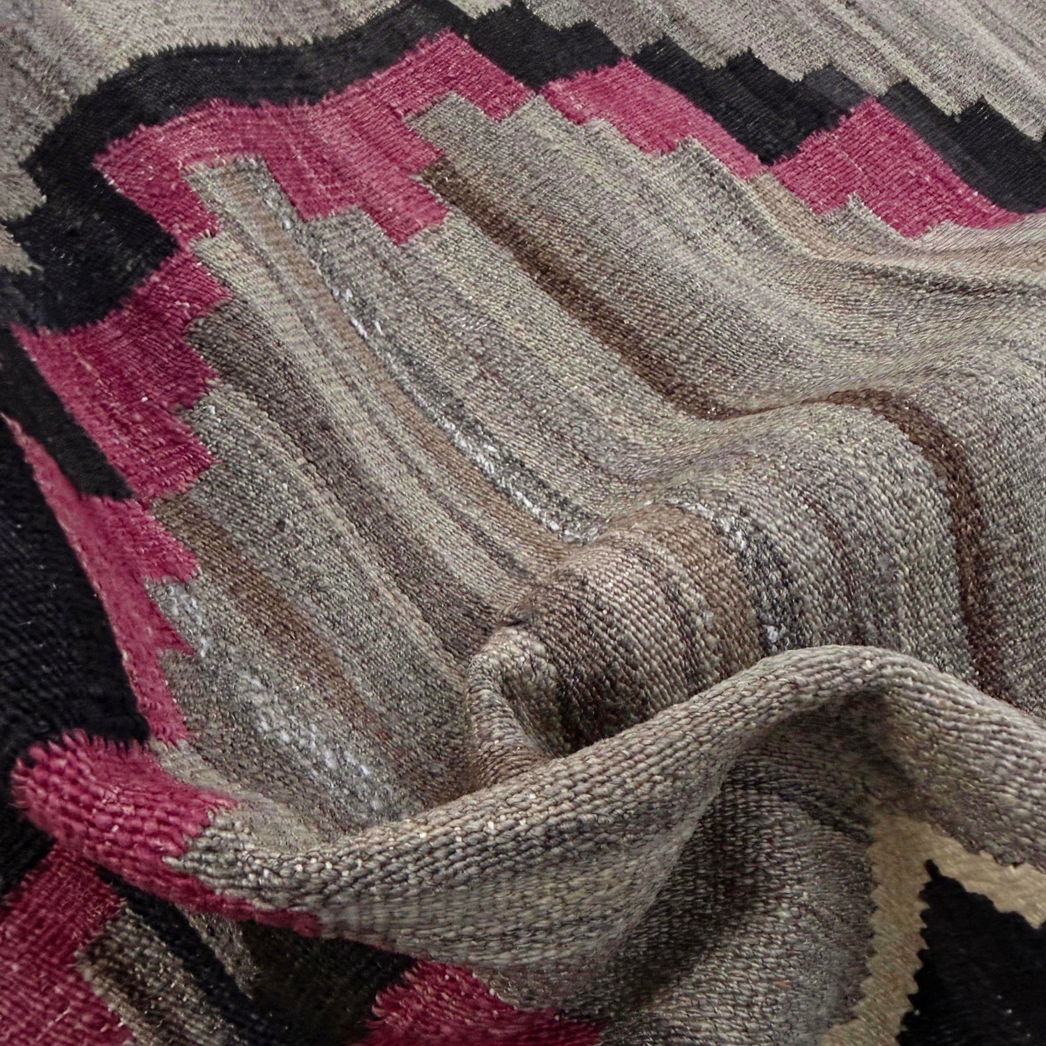 Handmade Multi Kilim Geometric 6x9 ft